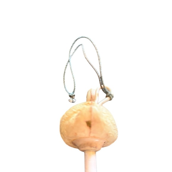 Vintage 1950’s Baby Swan Rattle Toy Blue White Plastic Retro Infant - Picture 5 of 8